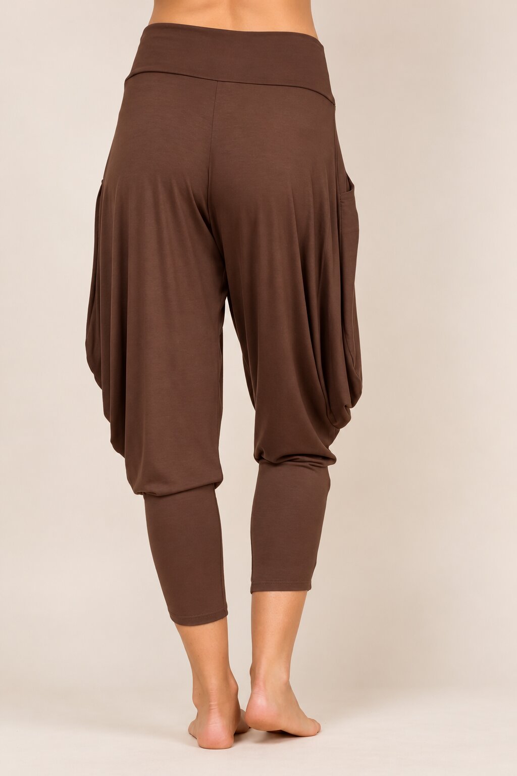 Brown Kooniez Harem Pants Back
