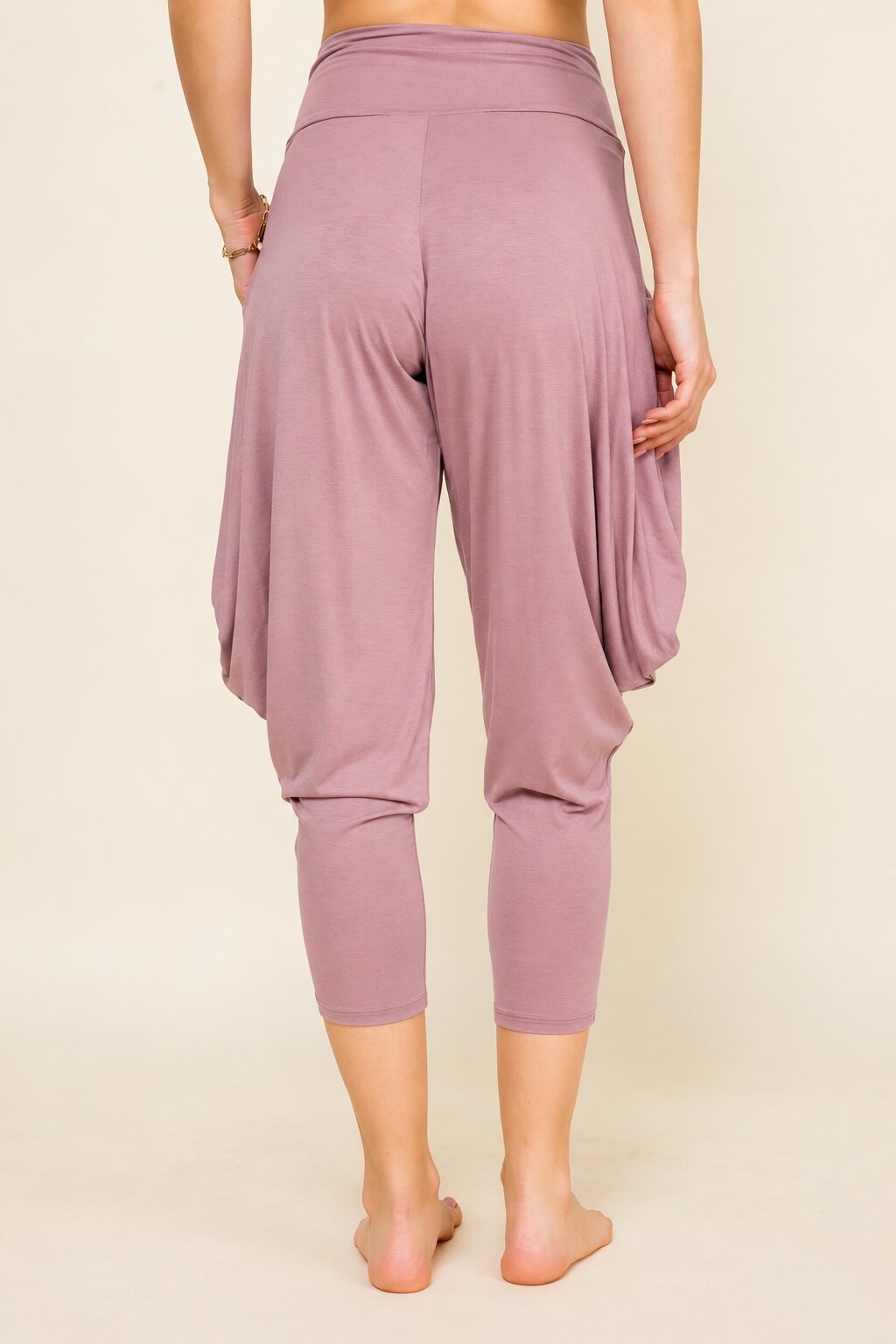 Mauve Kooniez Harem Pants Back