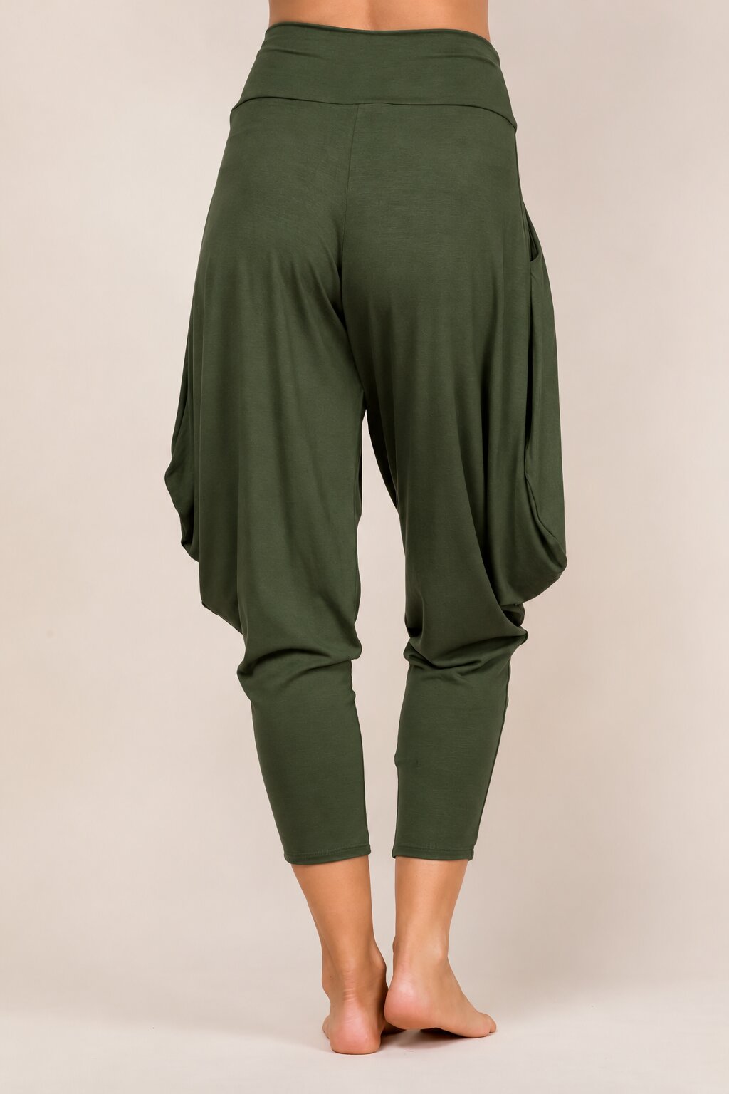 Olive Kooniez Harem Pants Side